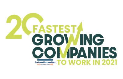 20 Fastest Growing Companies to work in 2021